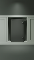 Soft Graphite Slimline Fireproof Safe