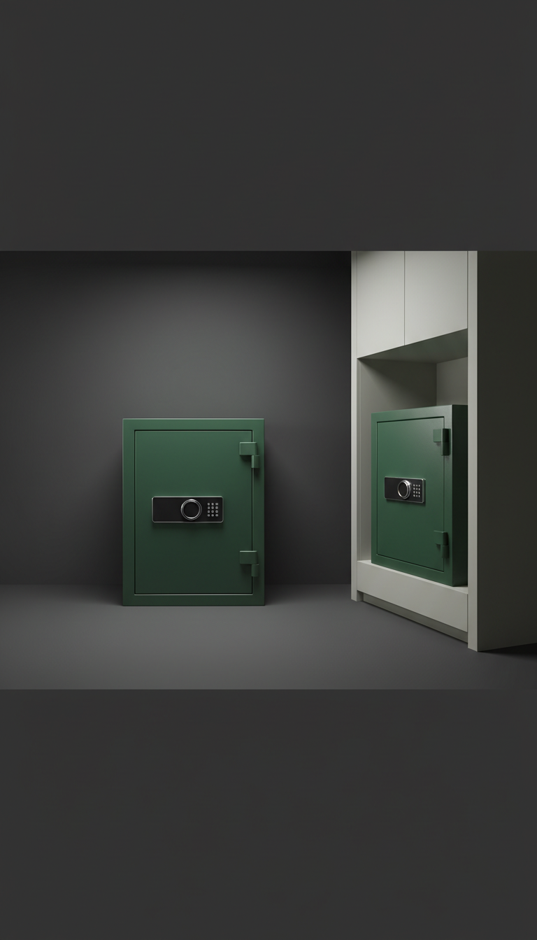 Forest Moss Accent Fireproof Safe