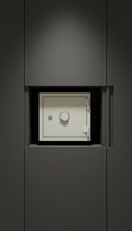 Compact Porcelain Mist Fireproof Safe