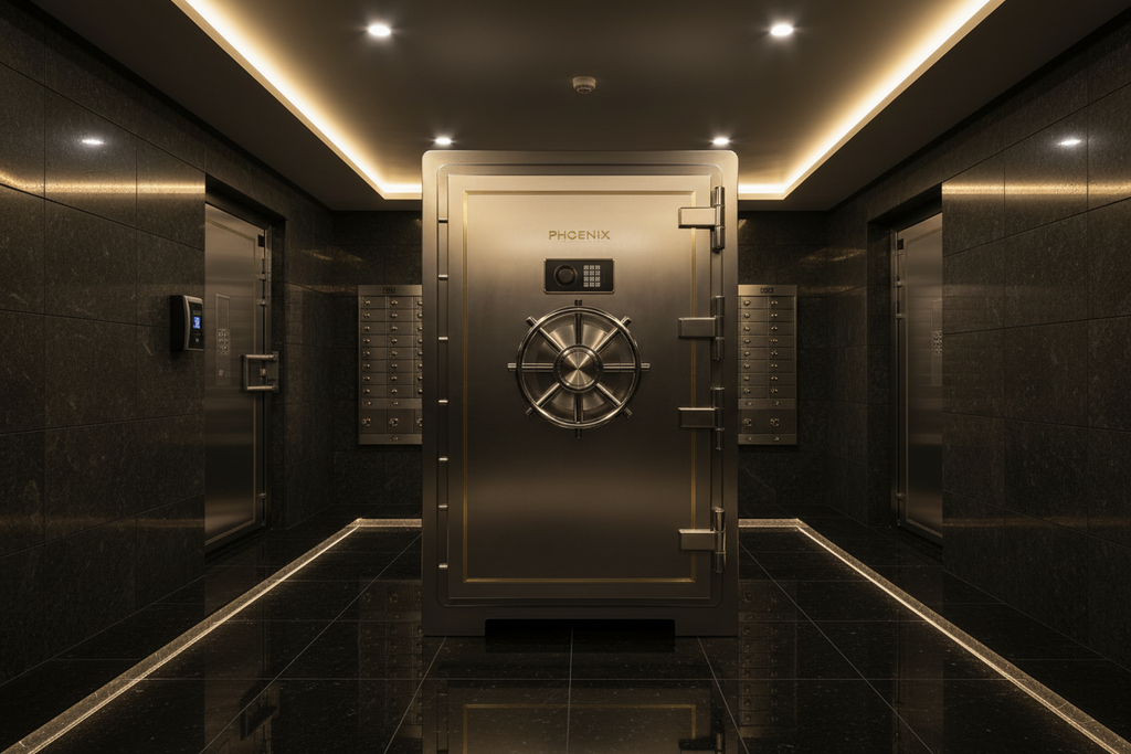 Phoenix Cosmos HS9070 high-security safe in a premium home or commercial setting