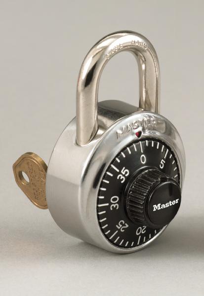 PADLOCK 1525 COMBINATION & KEY CONTROLLED