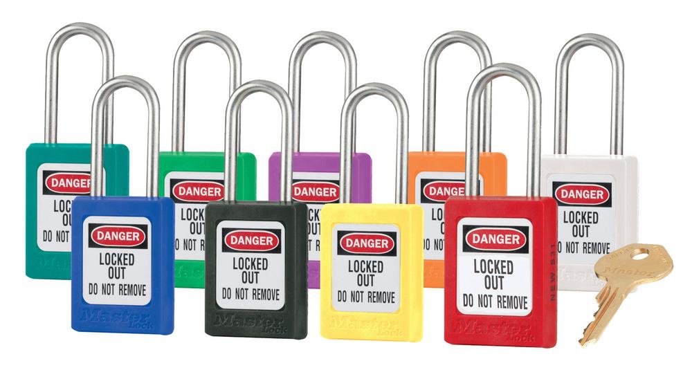 S31 6-PIN BLACK ZENEX SAFETY PADLOCK