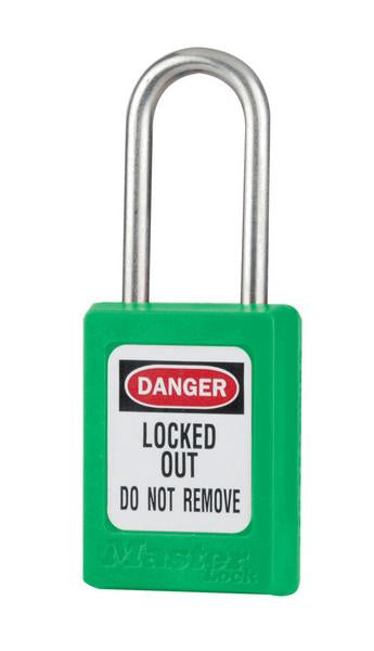 S33 6-PIN GREEN ZENEX SAFETY PADLOCK