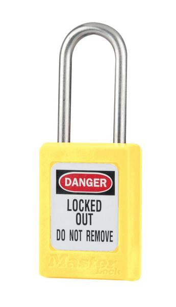 S33 6-PIN YELLOW ZENEX SAFETY PADLOCK