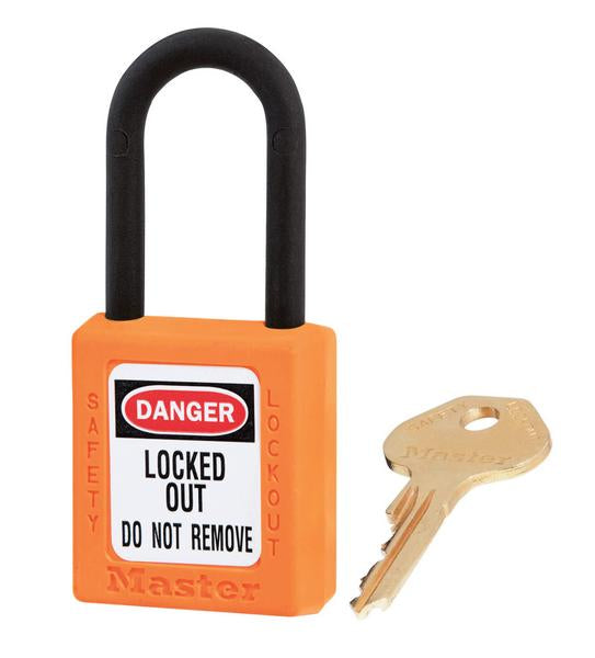 406 6-PIN ORANGE ZENEX SAFETY PADLOCK