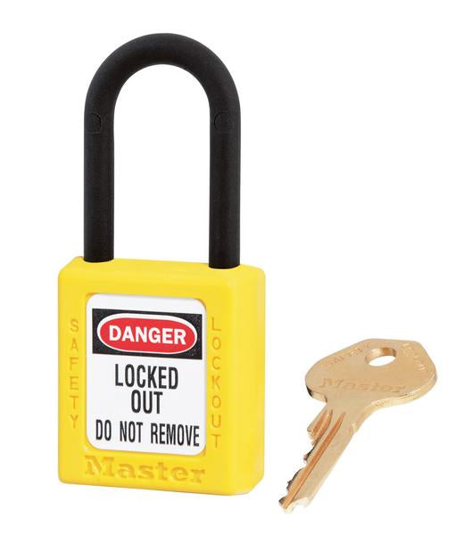 406 6-PIN YELLOW ZENEX SAFETY PADLOCK