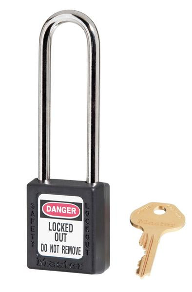 410LT 6-PIN BLACK ZENEX SAFETY PADLOCK