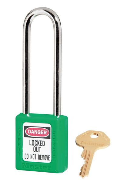 410LT 6-PIN GREEN ZENEX SAFETY PADLOCK