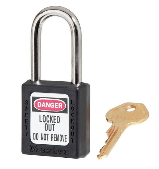 410 6-PIN BLACK ZENEX SAFETY PADLOCK