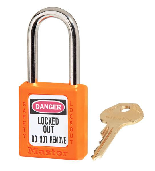 410 6-PIN ORANGE ZENEX SAFETY PADLOCK