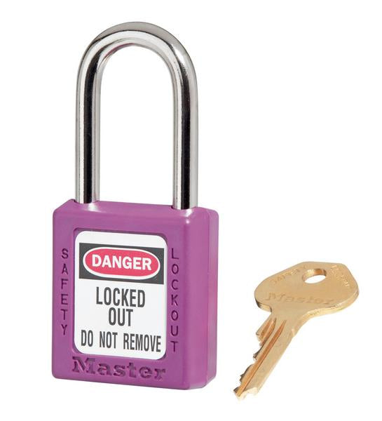 410 6-PIN PURPLE ZENEX SAFETY PADLOCK