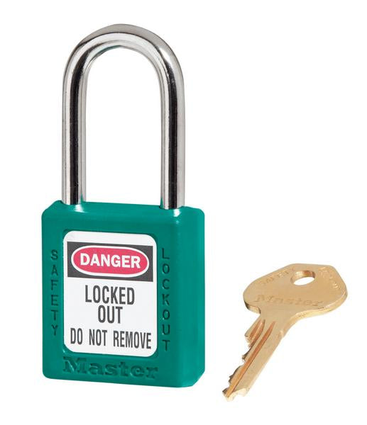 410 6-PIN TEAL ZENEX SAFETY PADLOCK