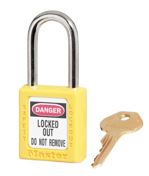 410 6-PIN YELLOW ZENEX SAFETY PADLOCK