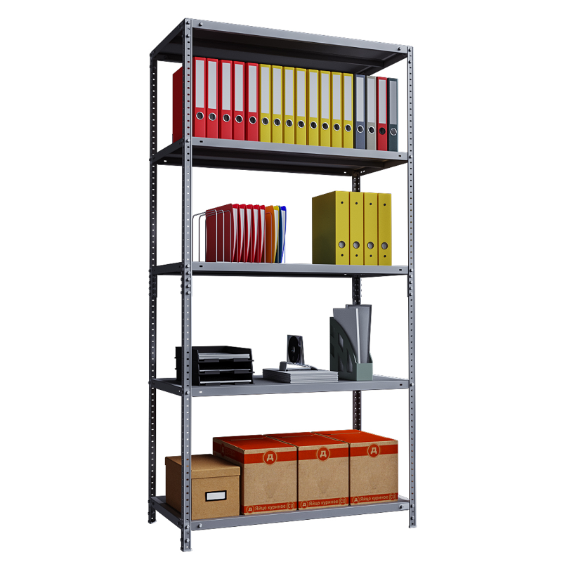 Phoenix AR Series AR2015/5G 5 Shelf Static Shelving Unit in Grey - my-beautiful-safes