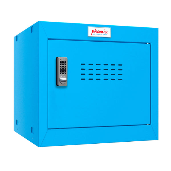 Phoenix CL0344BBE Size 1 Blue Cube Locker with Electronic Lock - my-beautiful-safes