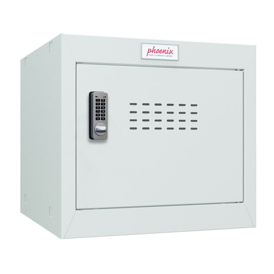 Phoenix CL0344GGE Size 1 Light Grey Cube Locker with Electronic Lock - my-beautiful-safes