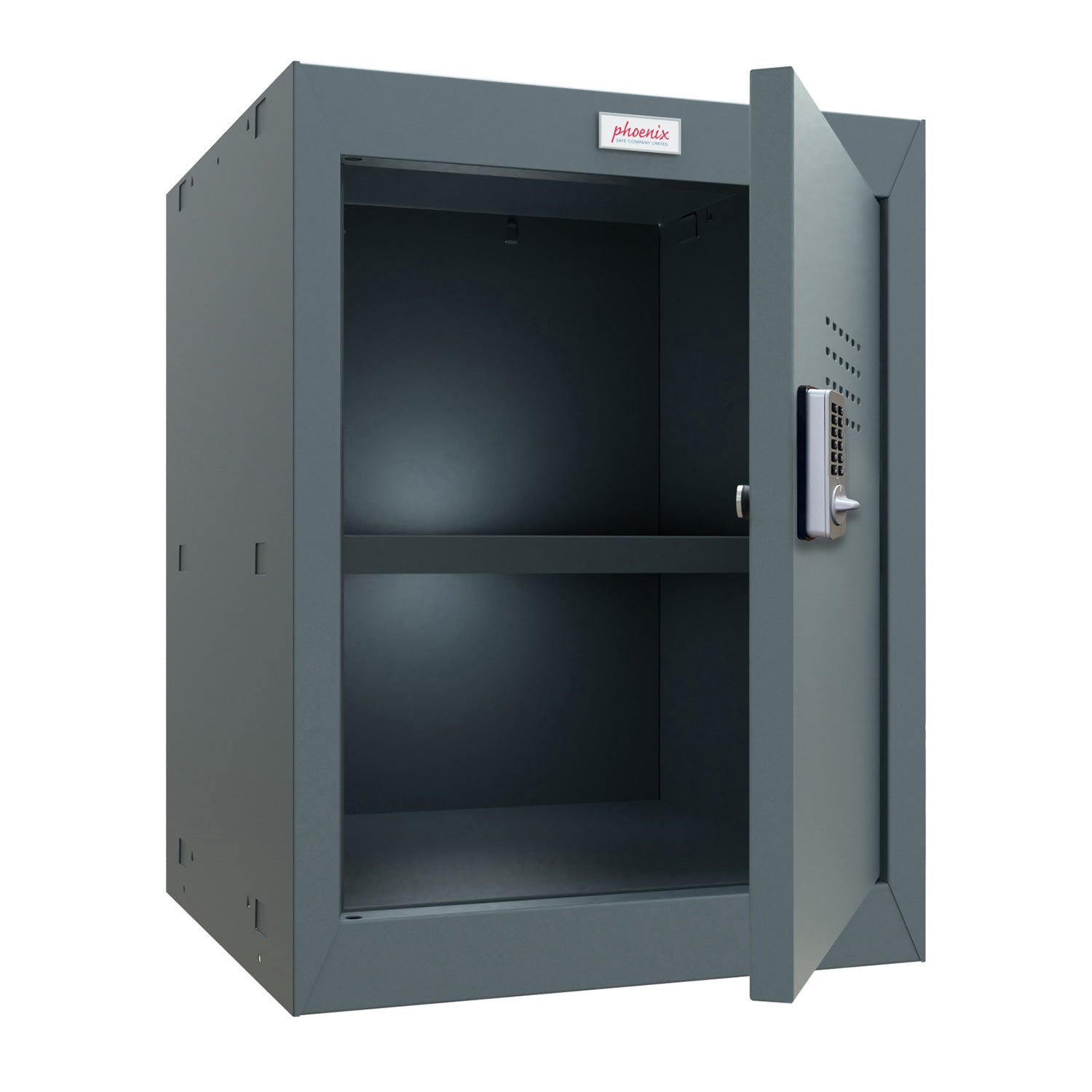 Phoenix CL0544AAE Size 2 Grey Cube Locker with Electronic Lock - my-beautiful-safes