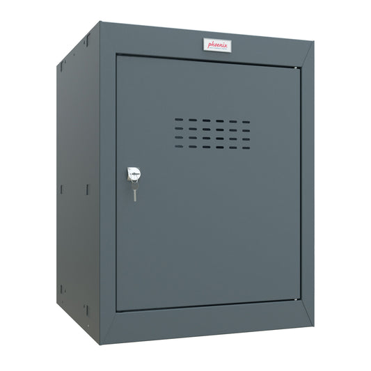 Phoenix CL0544AAK Size 2 Grey Cube Locker with Key Lock - my-beautiful-safes