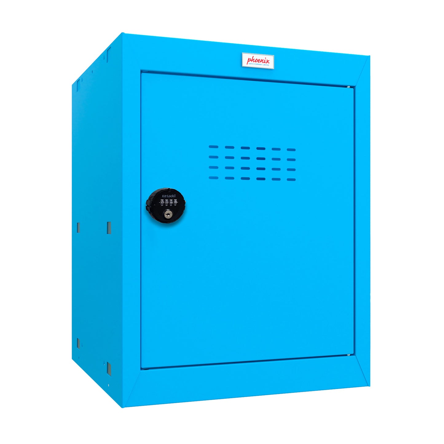 Phoenix CL0544BBC Size 2 Blue Cube Locker with Combination Lock - my-beautiful-safes