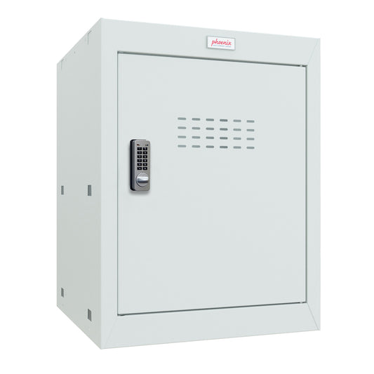 Phoenix CL0544GGE Size 2 Light Grey Cube Locker with Electronic Lock - my-beautiful-safes