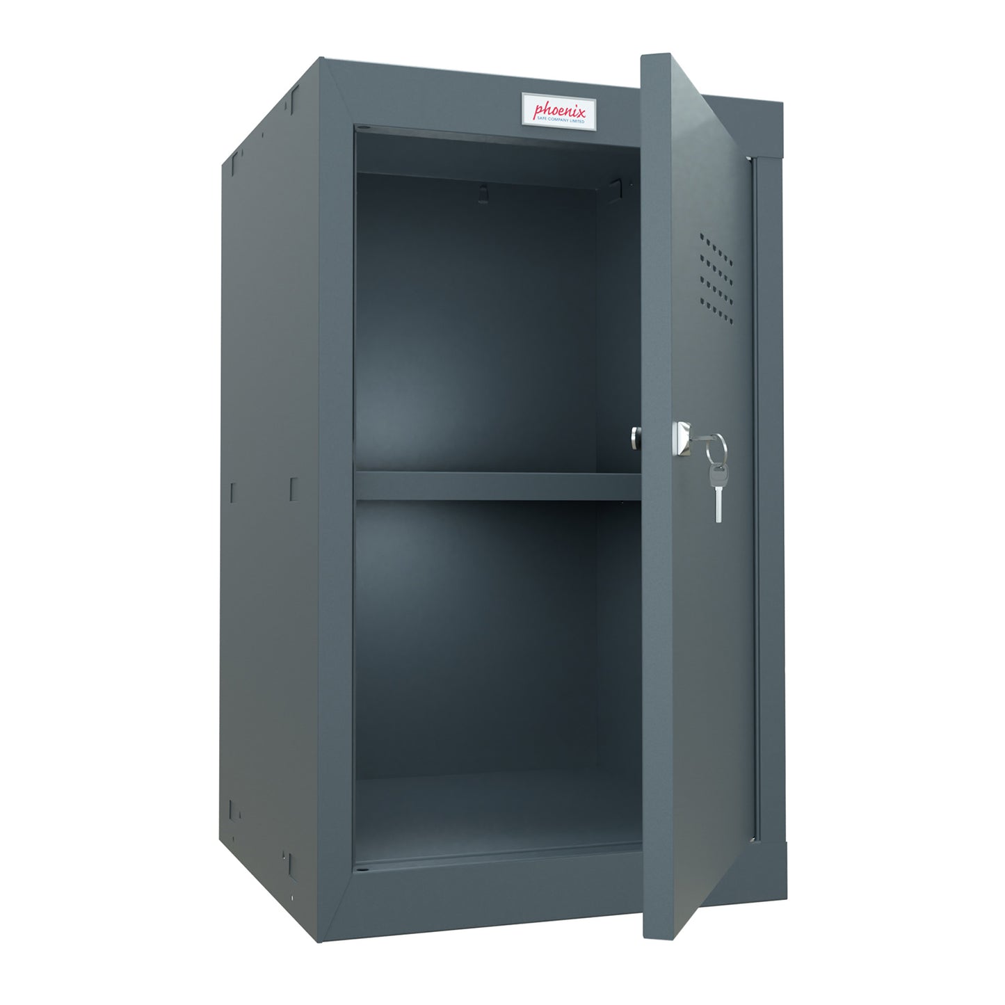 Phoenix CL0644AAK Size 3 Grey Cube Locker with Key Lock - my-beautiful-safes