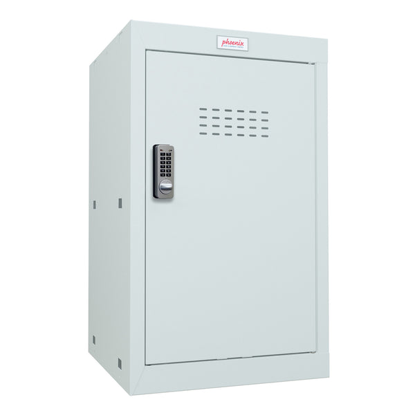 Phoenix CL0644GGK Size 3 Light Grey Cube Locker with Key Lock - my-beautiful-safes