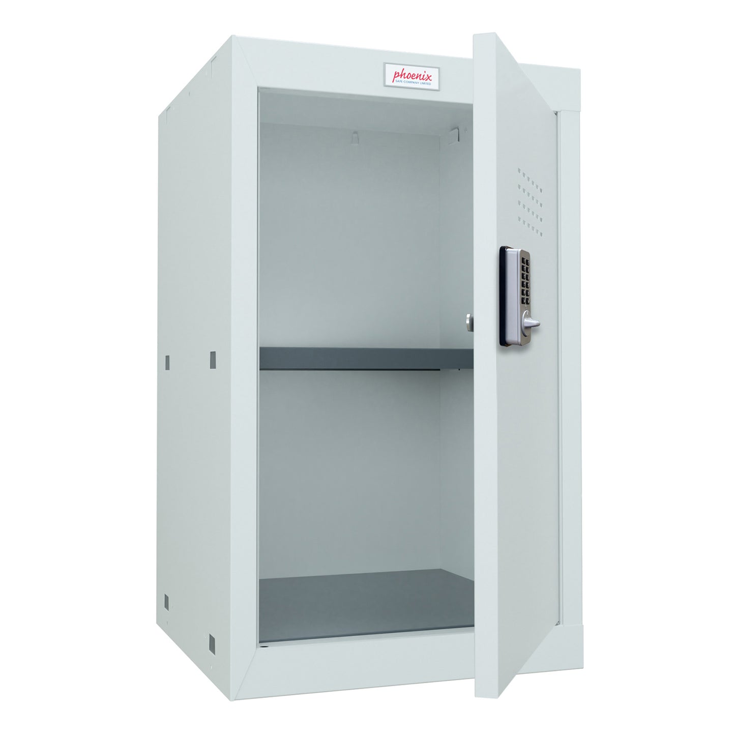 Phoenix CL0644GGK Size 3 Light Grey Cube Locker with Key Lock - my-beautiful-safes