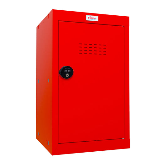 Phoenix CL0644RRC Size 3 Red Cube Locker with Combination Lock - my-beautiful-safes