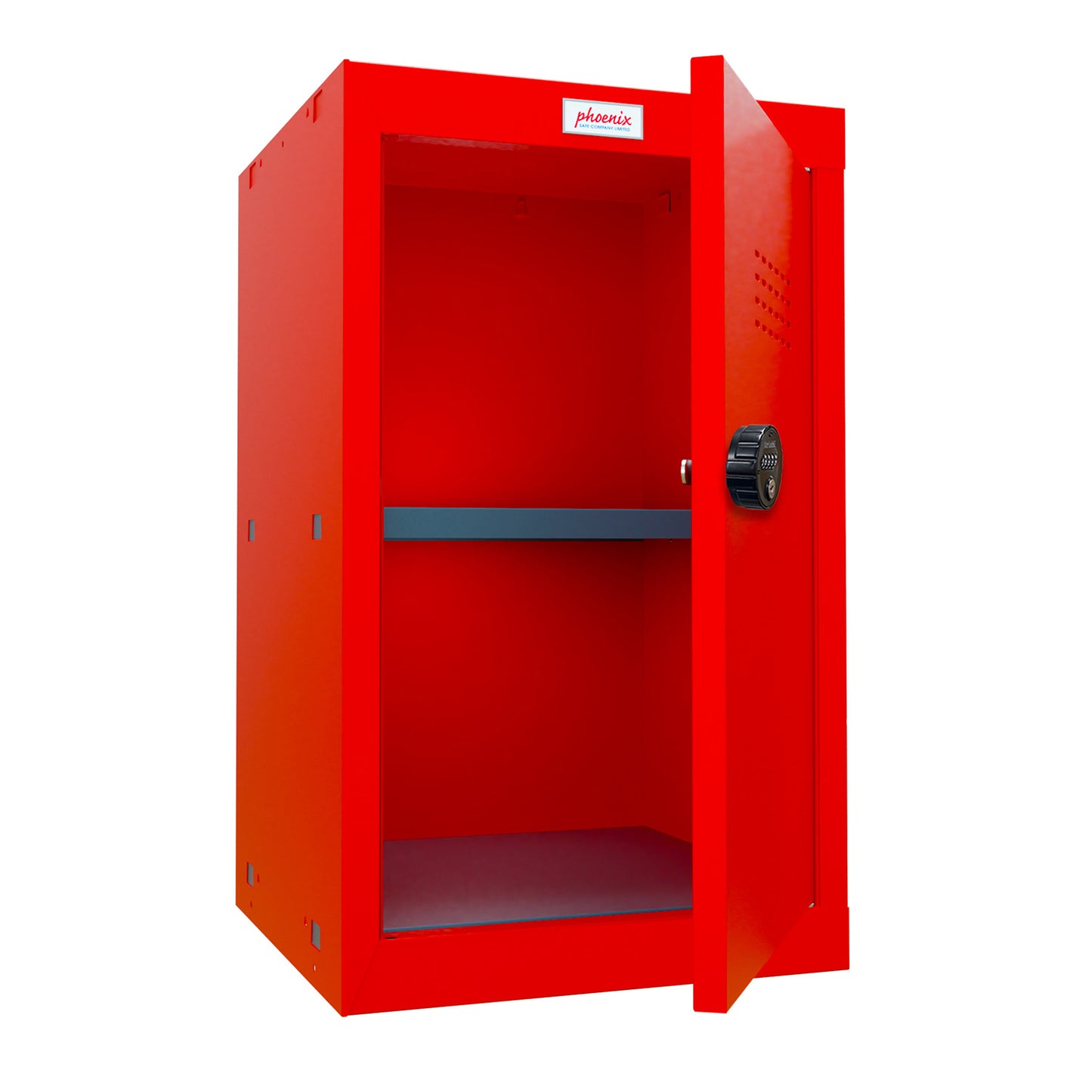 Phoenix CL0644RRC Size 3 Red Cube Locker with Combination Lock - my-beautiful-safes