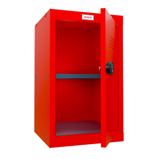 Phoenix CL0644RRC Size 3 Red Cube Locker with Combination Lock - my-beautiful-safes