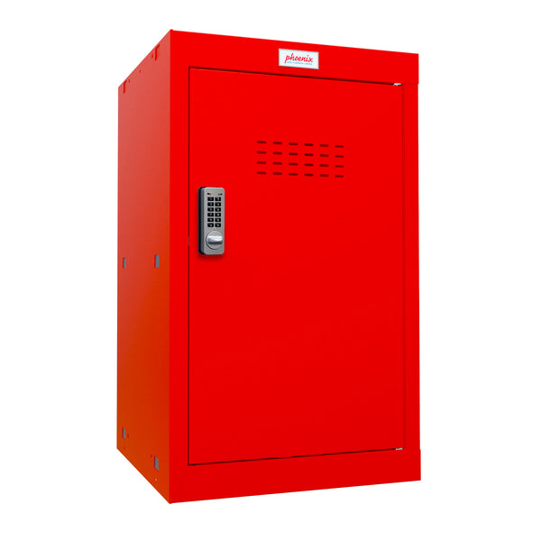 Phoenix CL0644RRE Size 3 Red Cube Locker with Electronic Lock - my-beautiful-safes