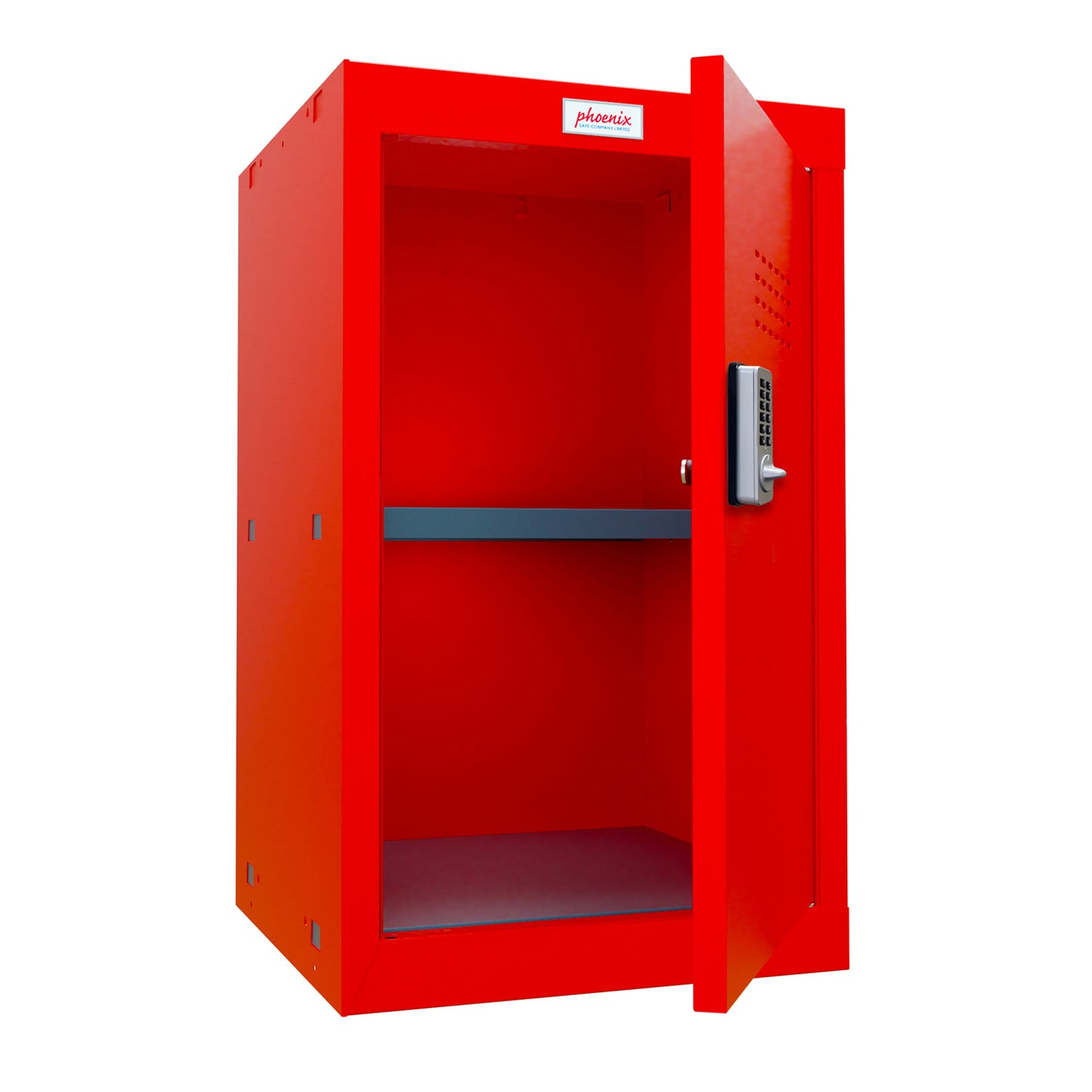 Phoenix CL0644RRE Size 3 Red Cube Locker with Electronic Lock - my-beautiful-safes