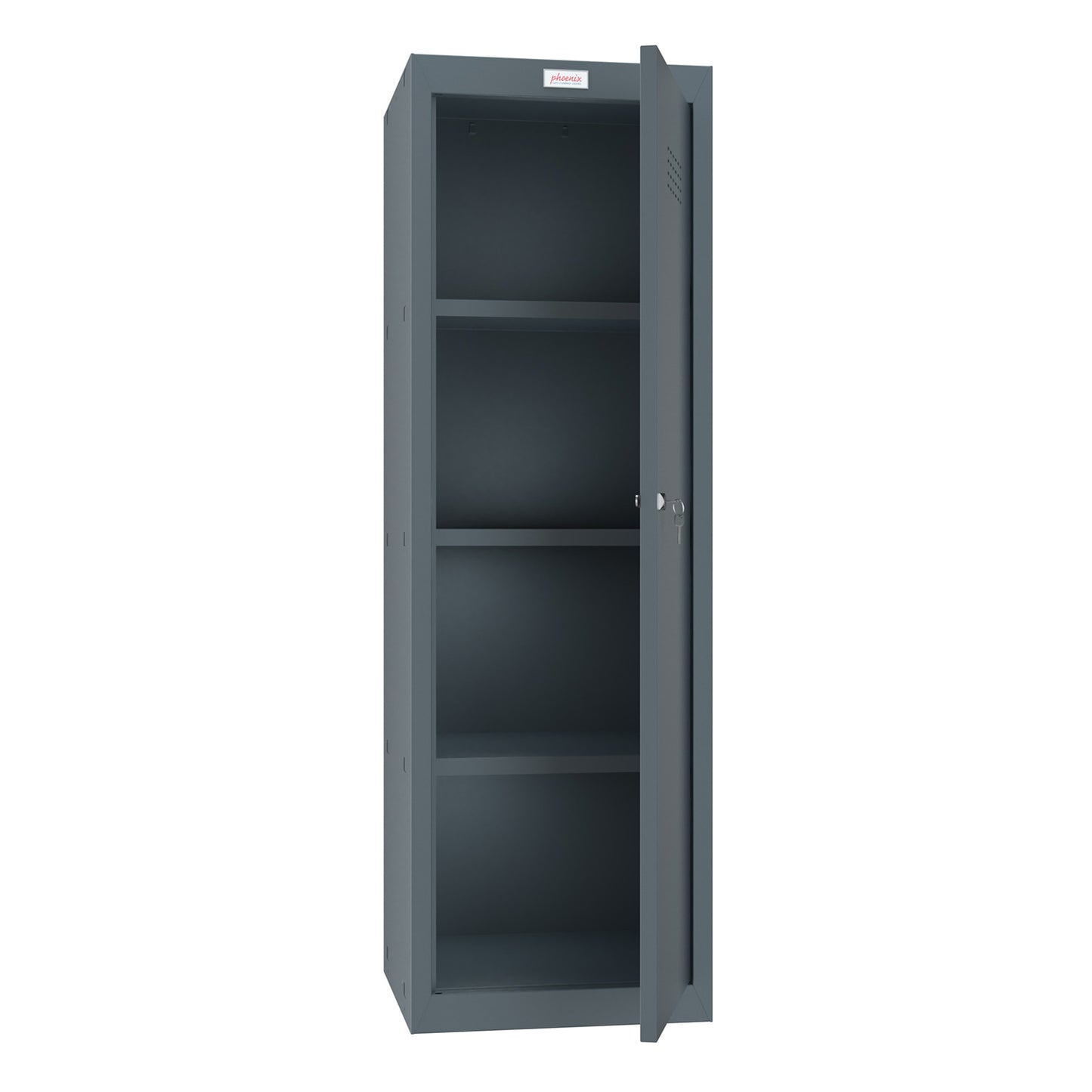 Phoenix CL1244AAK Size 4 Grey Cube Locker with Key Lock - my-beautiful-safes