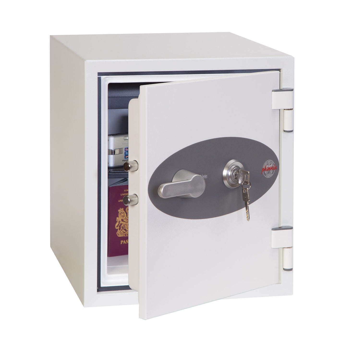 Phoenix Titan FS1282K Size 2 Fire & Security Safe with Key Lock. - my-beautiful-safes