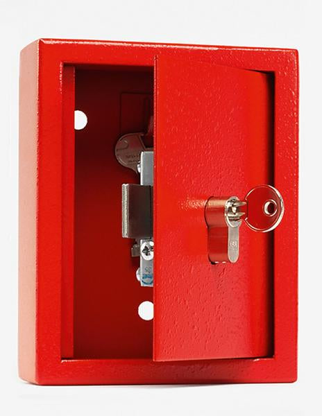 SOLID FRONTED EMERGENCY KEY BOX PREPARED FOR EURO PROFILE CYLINDER