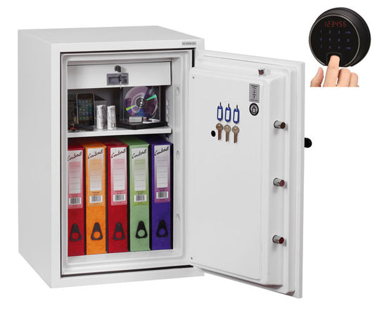 Phoenix Fire Fighter FS0442F Size 2 Fire Safe with Fingerprint Lock - my-beautiful-safes