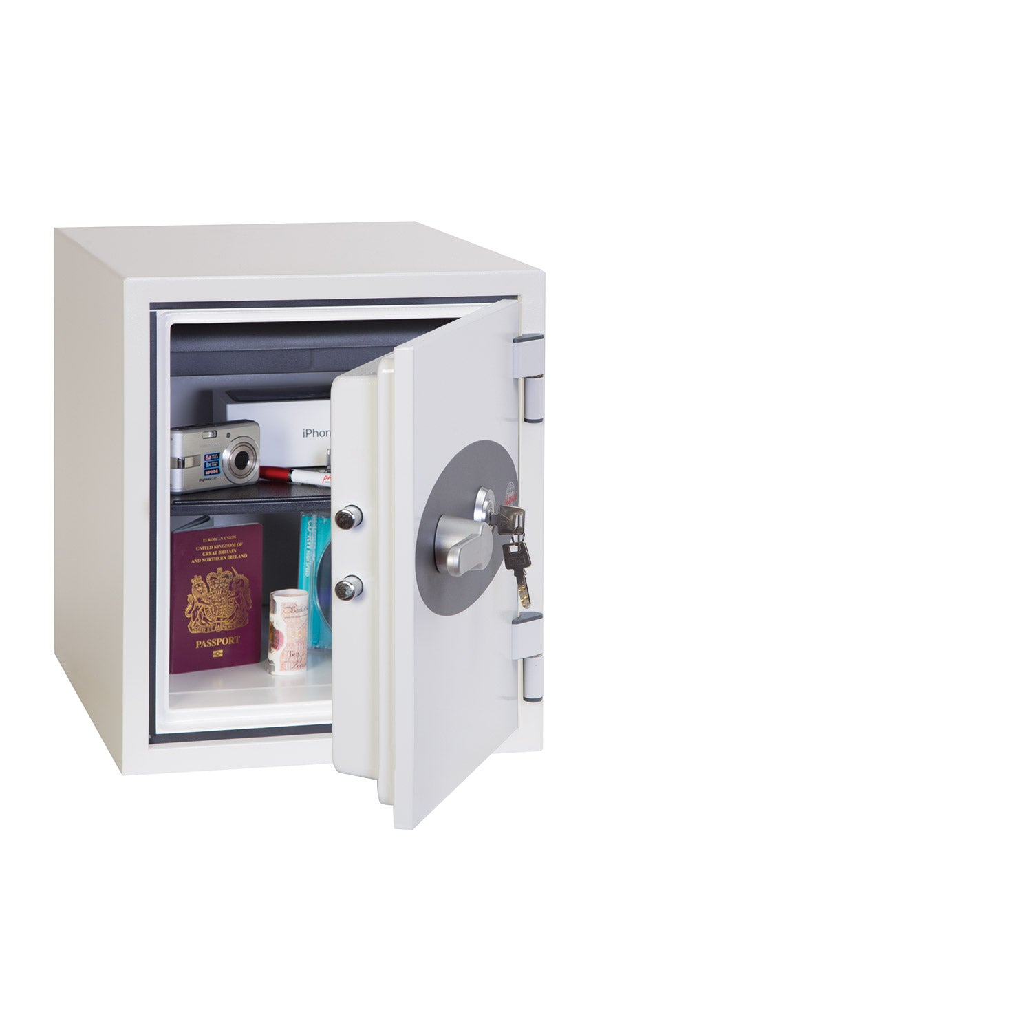 Phoenix Titan FS1282K Size 2 Fire & Security Safe with Key Lock. - my-beautiful-safes