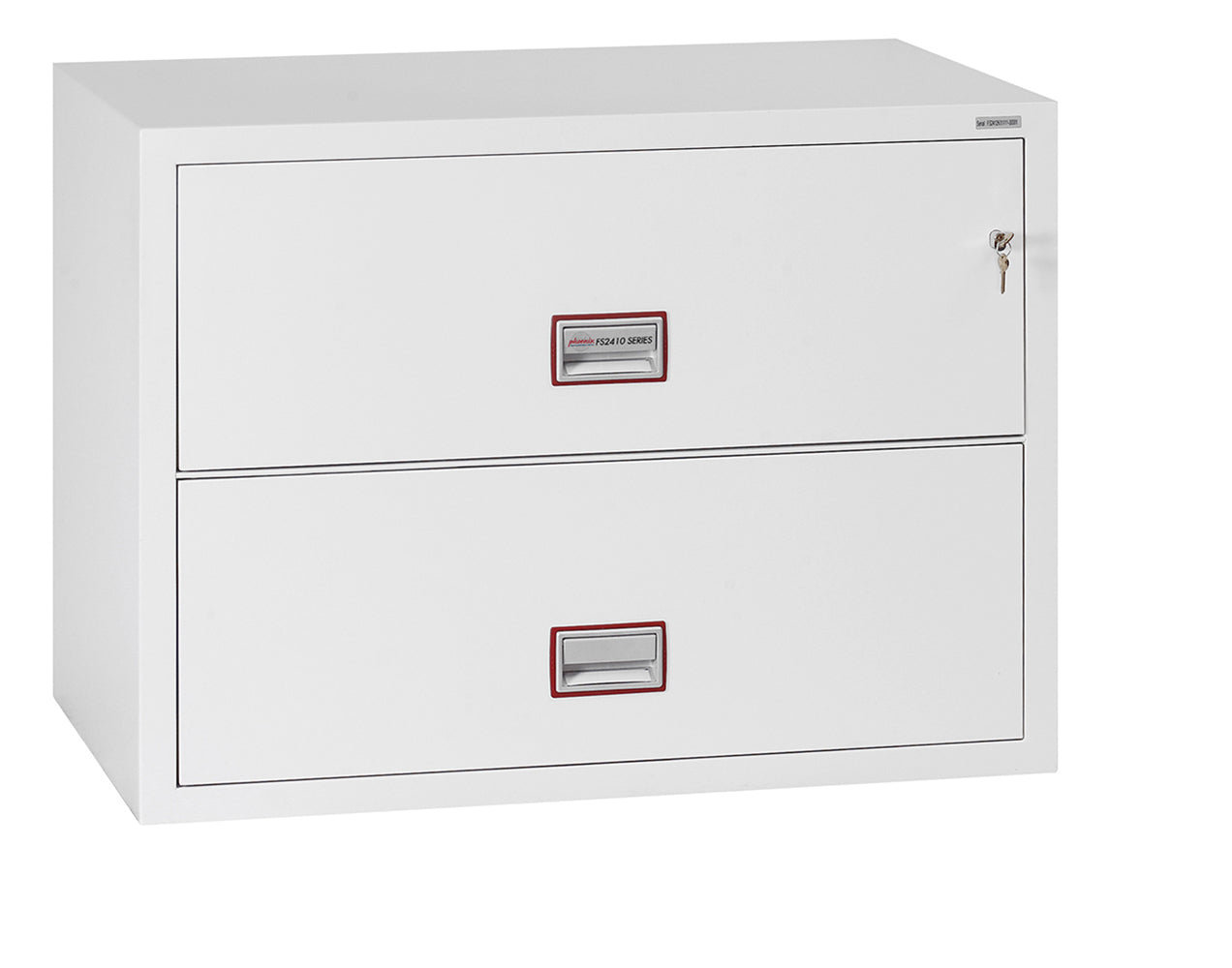 Phoenix World Class Lateral Fire File FS2412K 2 Drawer Filing Cabinet with Key Lock - my-beautiful-safes