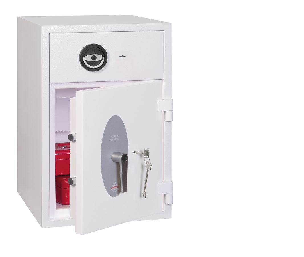 Phoenix Diamond Deposit HS1090KD Size 1 High Security Euro Grade 1 Deposit Safe with Key Lock - my-beautiful-safes