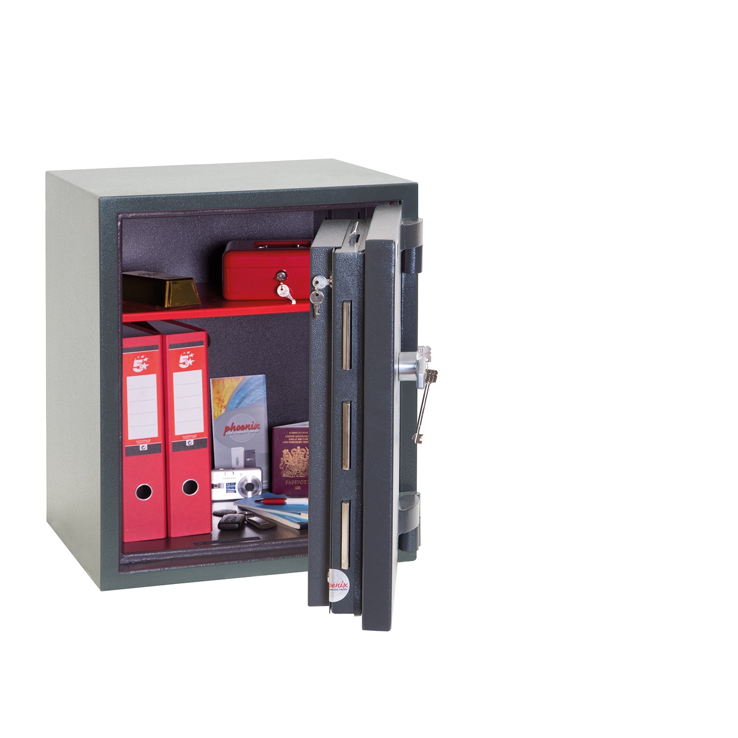 Phoenix Mercury HS2052K Size 2 High Security Euro Grade 2 Safe with Key Lock - my-beautiful-safes