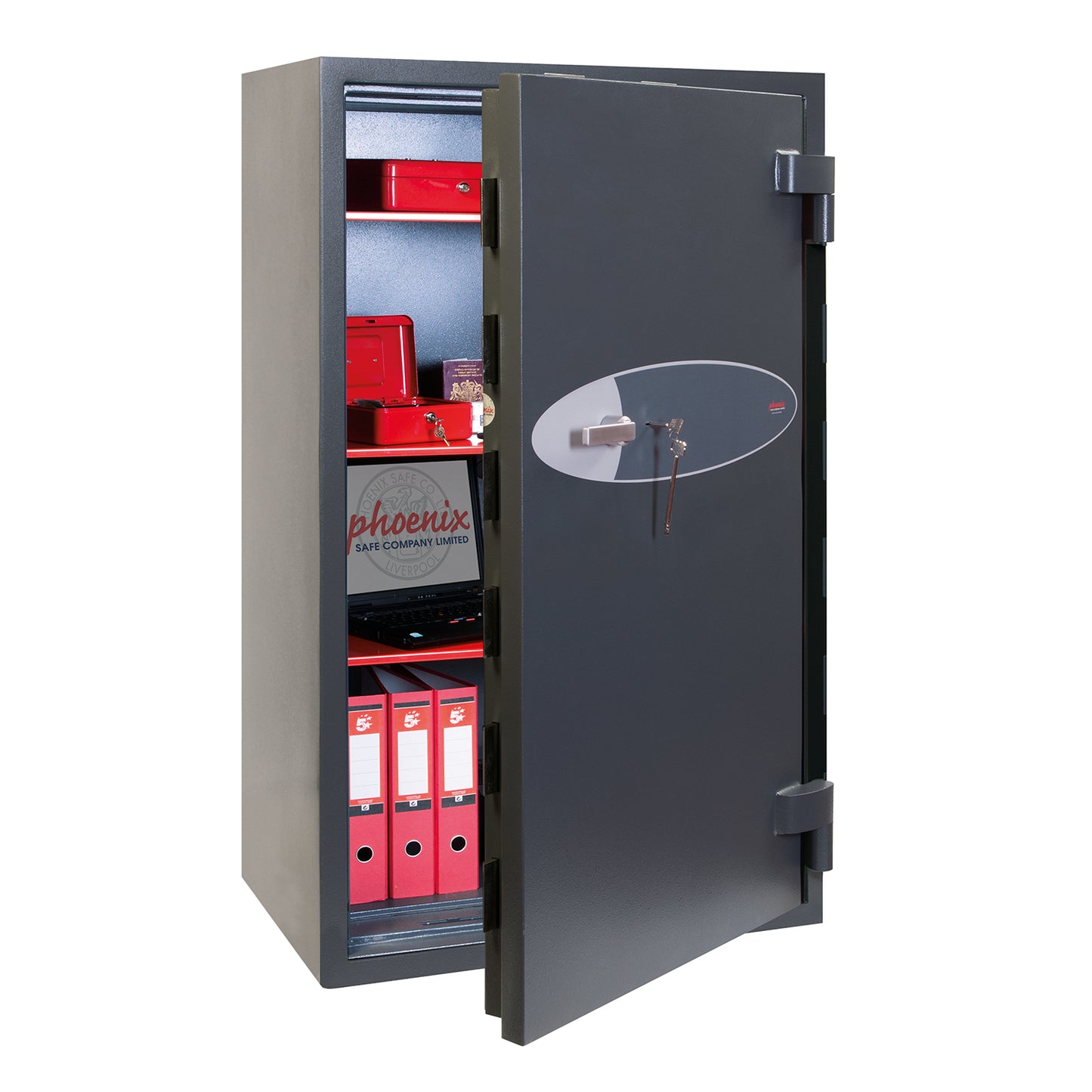 Phoenix Mercury HS2056K Size 6 High Security Euro Grade 2 Safe with Key Lock - my-beautiful-safes