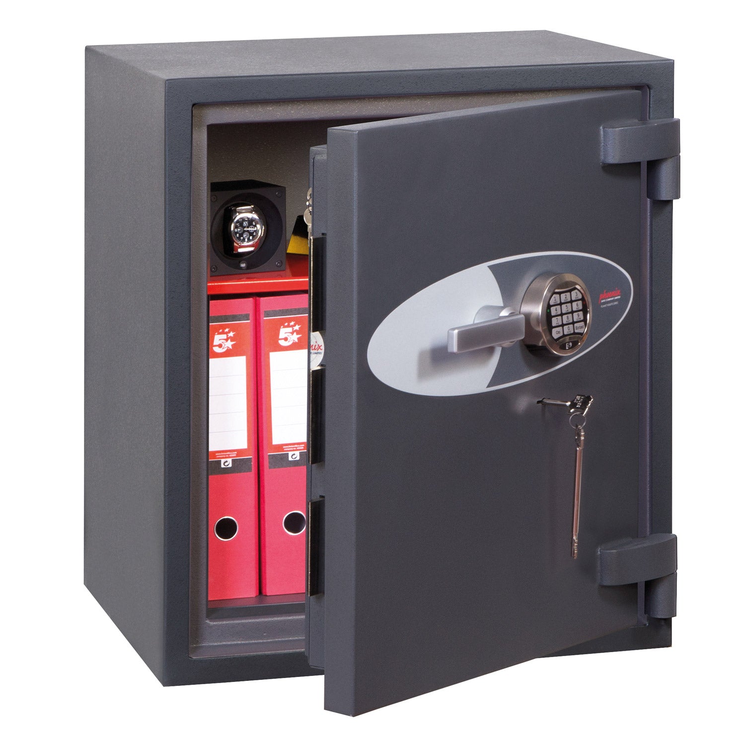 Phoenix Planet HS6072E Size 2 High Security Euro Grade 4 Safe with Electronic & Key Lock - my-beautiful-safes