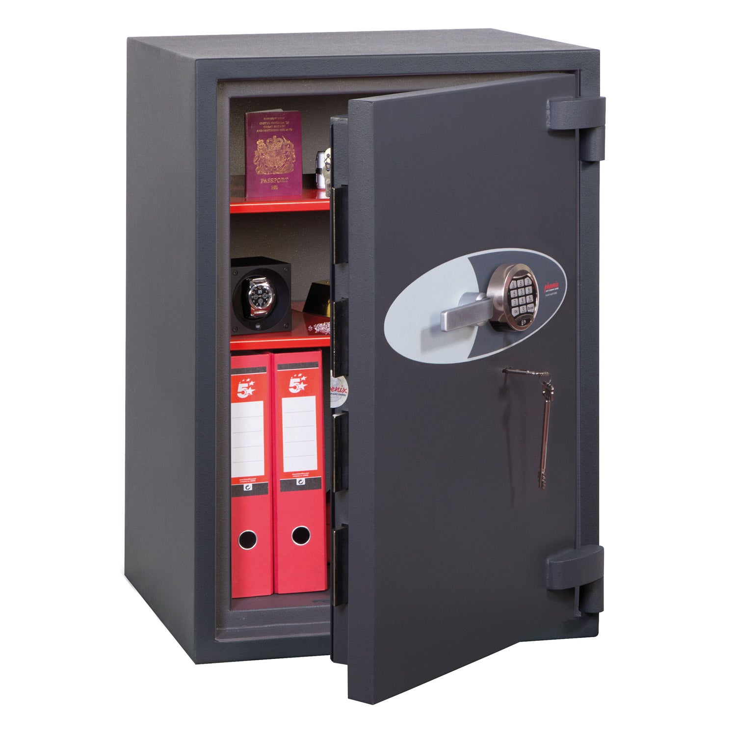 Phoenix Planet HS6073E Size 3 High Security Euro Grade 4 Safe with Electronic & Key Lock - my-beautiful-safes