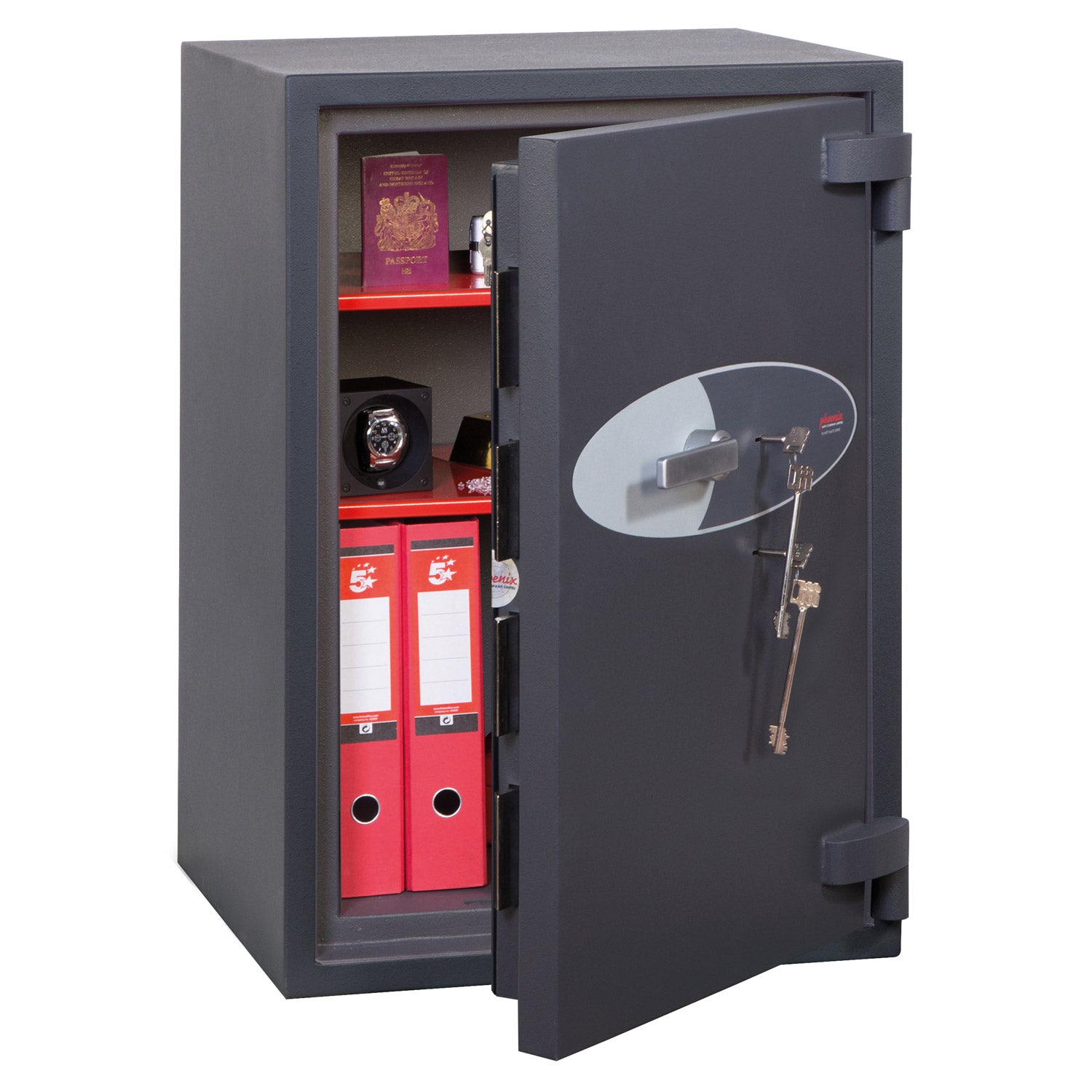 Phoenix Planet HS6073K Size 3 High Security Euro Grade 4 Safe with 2 Key Locks - my-beautiful-safes