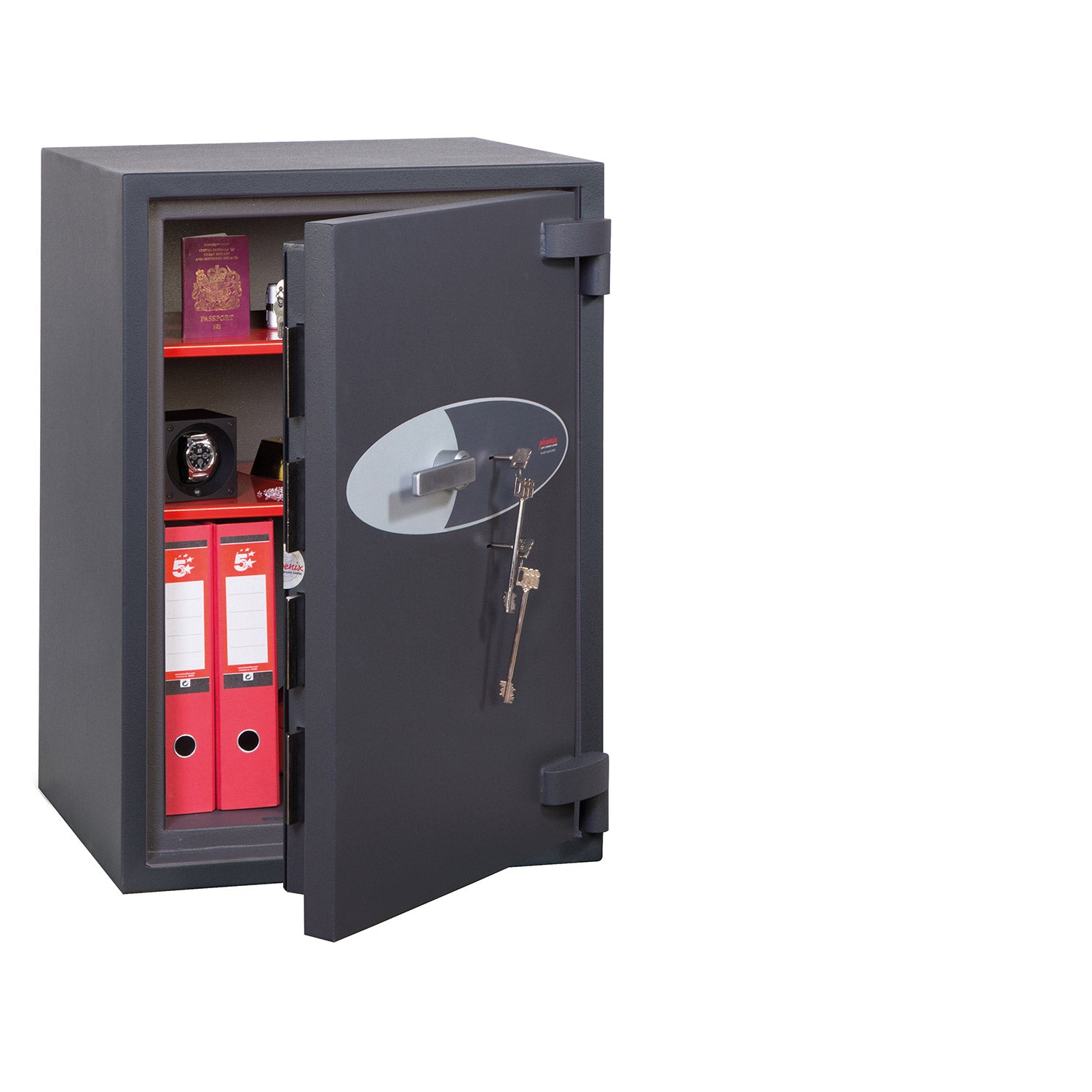 Phoenix Planet HS6073K Size 3 High Security Euro Grade 4 Safe with 2 Key Locks - my-beautiful-safes