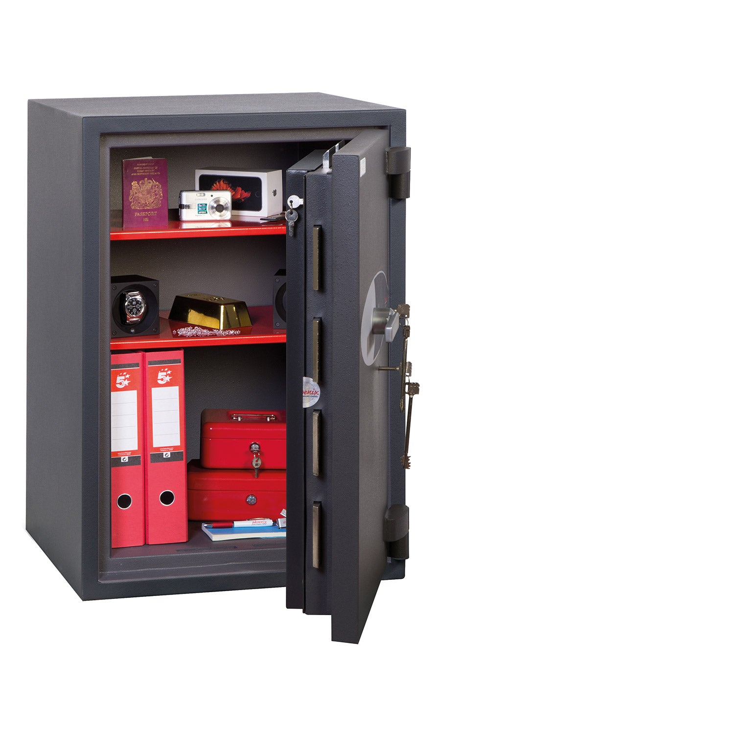 Phoenix Planet HS6073K Size 3 High Security Euro Grade 4 Safe with 2 Key Locks - my-beautiful-safes