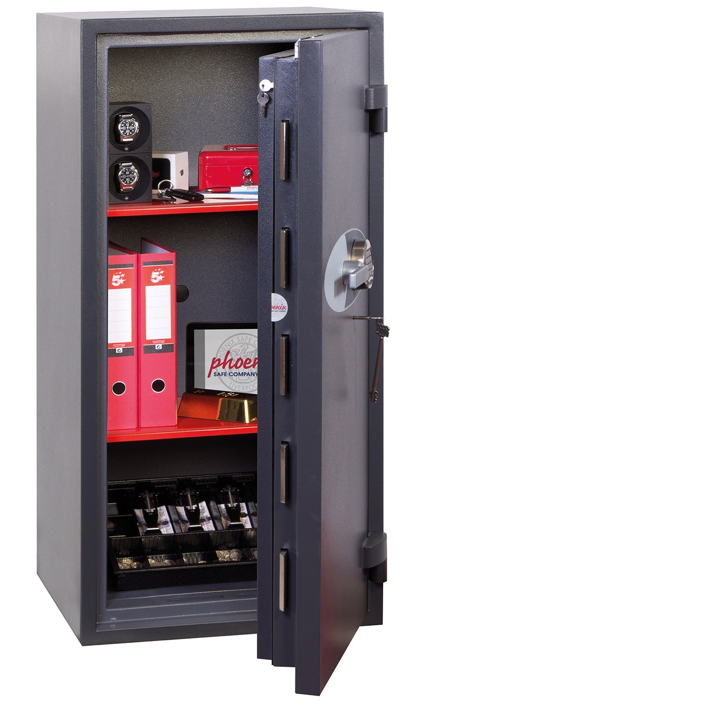 Phoenix Planet HS6074E Size 4 High Security Euro Grade 4 Safe with Electronic & Key Lock - my-beautiful-safes