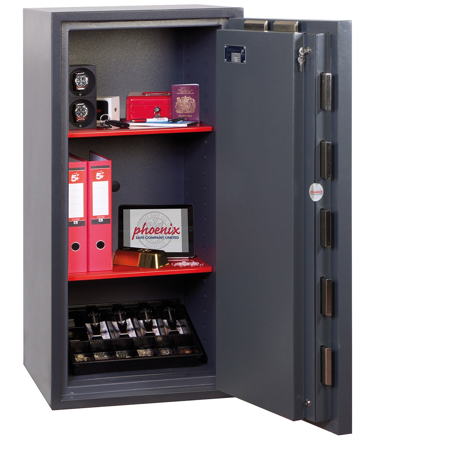 Phoenix Planet HS6074E Size 4 High Security Euro Grade 4 Safe with Electronic & Key Lock - my-beautiful-safes