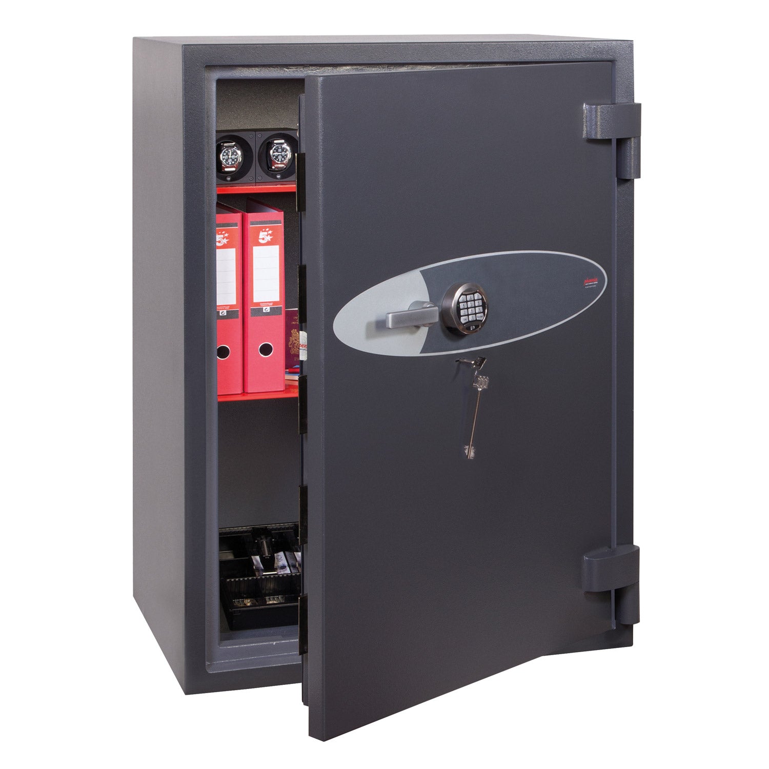 Phoenix Planet HS6076E Size 6 High Security Euro Grade 4 Safe with Electronic & Key Lock - my-beautiful-safes