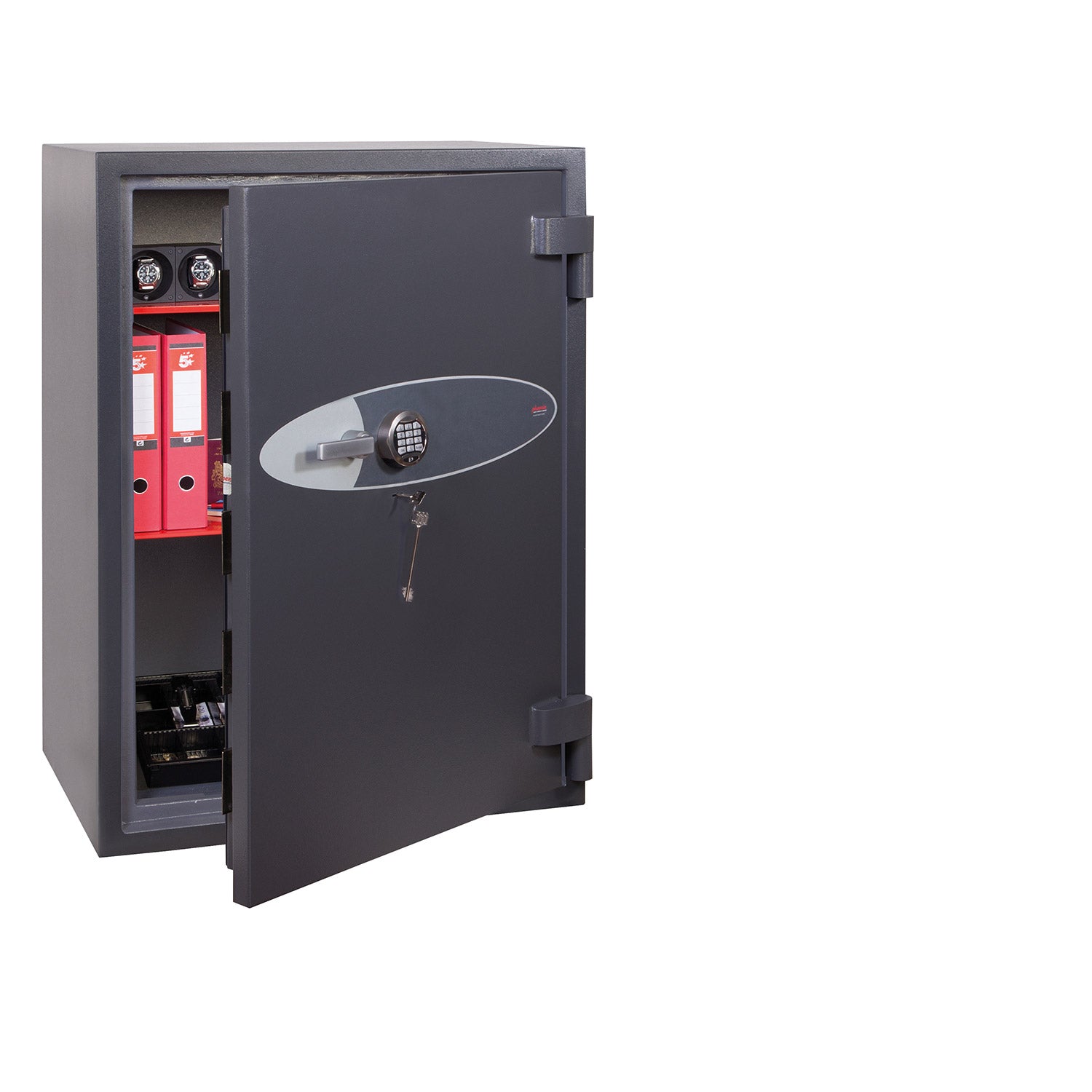 Phoenix Planet HS6076E Size 6 High Security Euro Grade 4 Safe with Electronic & Key Lock - my-beautiful-safes